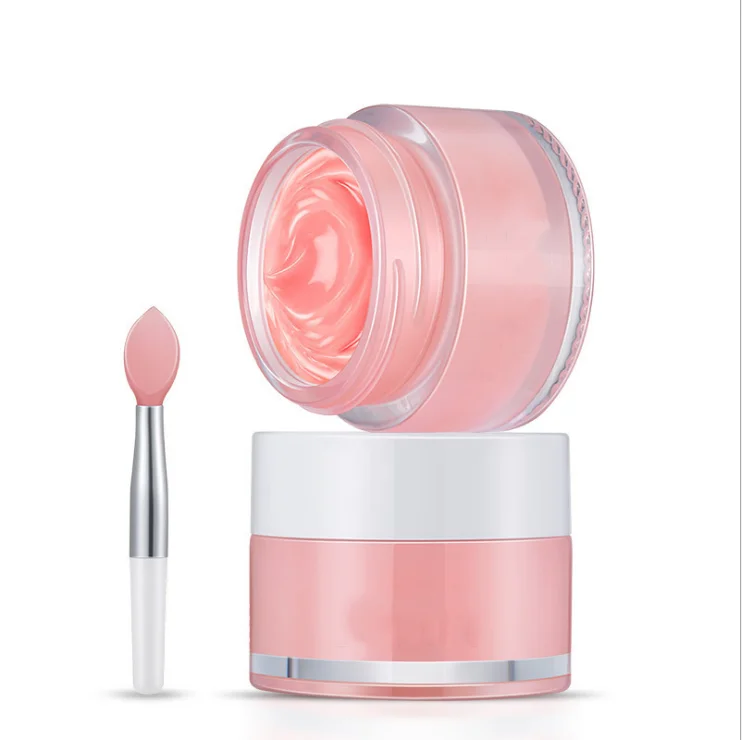 

2021 New OEM ODM Collagen Lip Sleeping Mask Lip Plumping Scrub Balsamo De Labios Hydrating Moisturizing Gel Beauty Care Lipmask