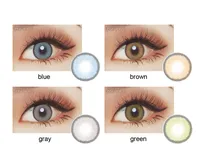 

New beautiful color contacts for brown eyes yearly wholesale price 14mm soft color contact lens