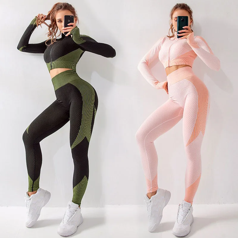 

Leggings Sport Women Fitness High Waist Elastic Yoga Corset Leggings High Waist Breathable Elastic Suit, 10 colors, as picture shown