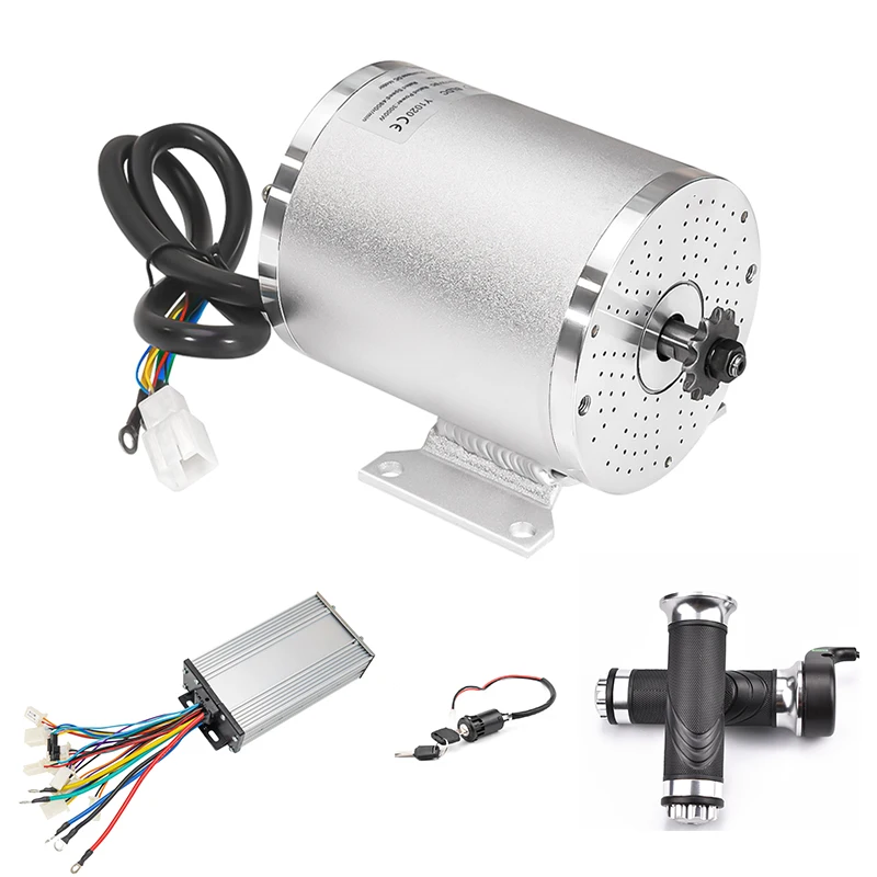 

Kunray 36V 48V 1000W Brushless DC Motor Electric Scooter Motor with Controller Go-Kart