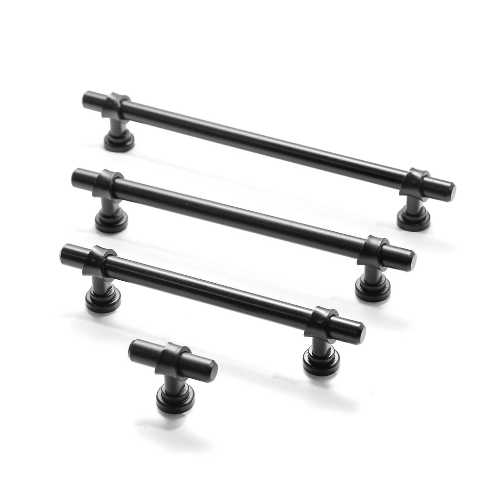 Hot Sale Modern Design Black Metal Door Handles Buy