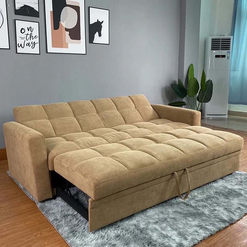 Cum Sofa Bed Fabric Modern Cover Seat American Style Living Packing