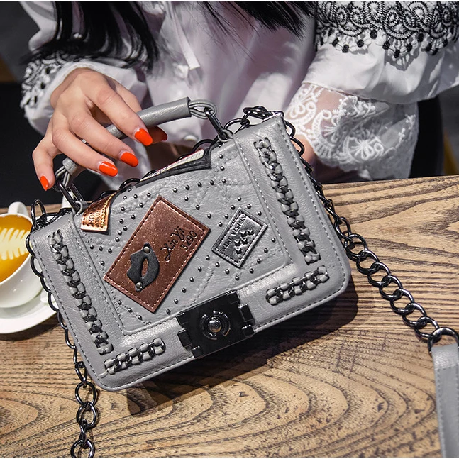 

TS9180 2020 new arrived Sac A Main Wholesale Fashion chain women shoulder bag Luxury Retroleather tote messenger bag for sale
