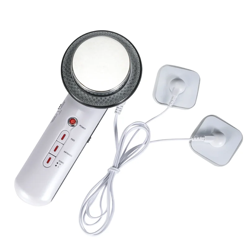 

3 In 1 home use EMS ultrasonic vibration massage body slimming facial lifting beauty instrument