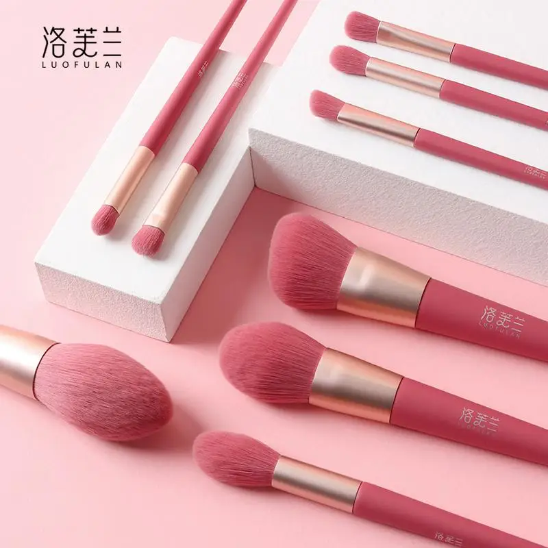 

Amazon hot sell make up brush set beginner beauty brush makeup brush vendors, Pink