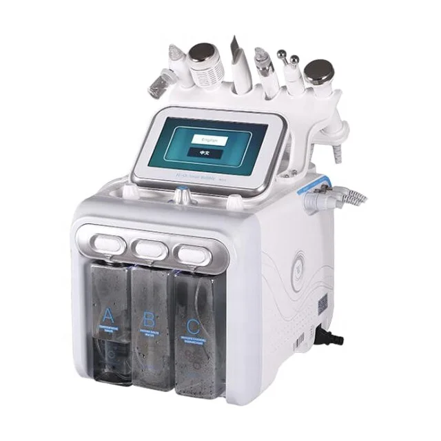 

Free Shipping Dermabrasion Aqua Peel Clean Skin Care BIO Light RF Vacuum Face Cleaning Hydra Water Oxygen Jet Peel Machine, White
