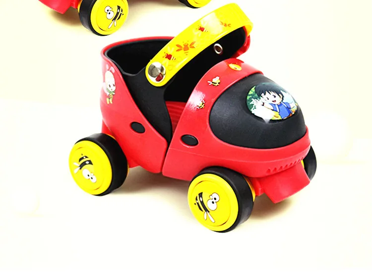 
quad adjustable #20-30 skates cheap girls roller skate christmas gift 3-6 years kids Roller Skates shoes for sale 