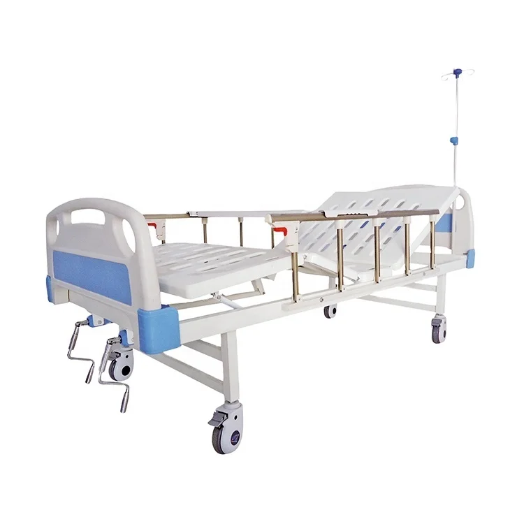 
Adjustable furniture 1 crank manual hospital bed 