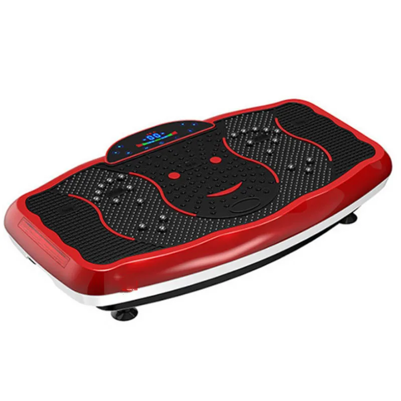 

Hot Sale Home Exercise Slimming machine weight loss massager crazy fit massage exercises machines vibrating platform, Red, gold