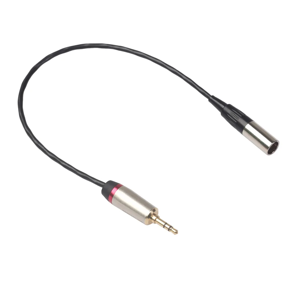 

Audio Cable 3.5mm Male To Mini XLR 3 Pin Male Line Cord For SLR Camera