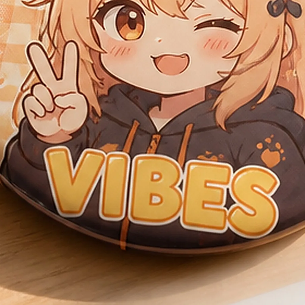VIBES Sticker Typography Macro