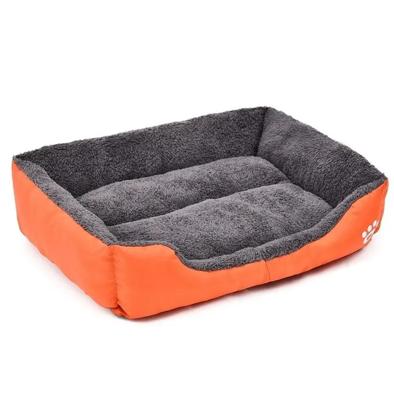 

(S-3XL) Large Pet Cat Dog Bed 8Colors Warm Cozy Dog House Soft Fleece Nest Dog Baskets House Mat Autumn Winter Waterproof Kennel, 9 colors