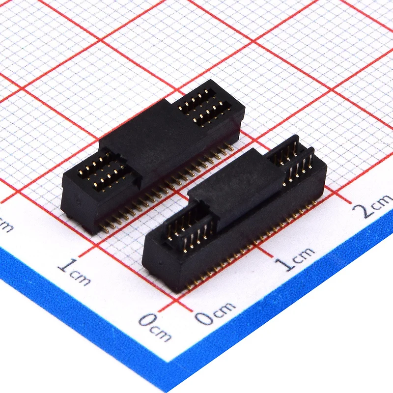 

0.8mm Pitch Double Slot BTB Connector Mating Height 7.0mm-8.5mm 8P 10P 12P 14P16P 20P 30P 40P 60P SMT Board to Board Connector