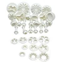 

33pcs/set Plunger Plastic Fondant Cutter Diy Cookie Biscuit Mold Cake Baking Tools Cake Mold Baking Accessories