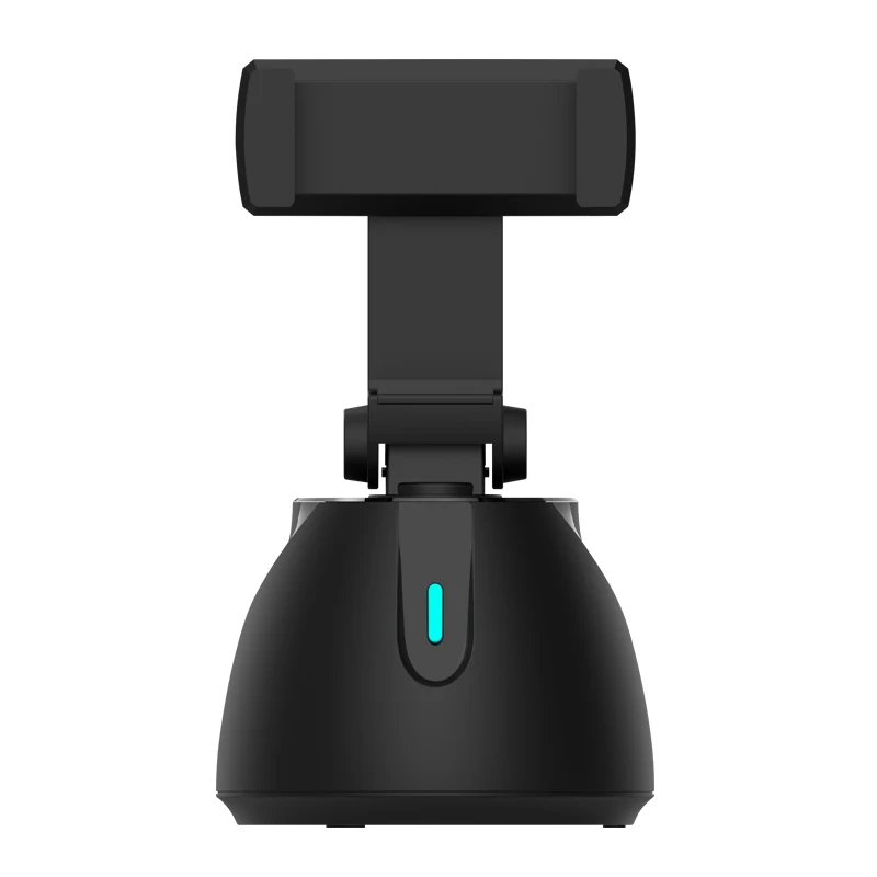 

360 Rotation Auto Face Object The Smart Personal Robot Cameraman Tracking Phone Holder, Black