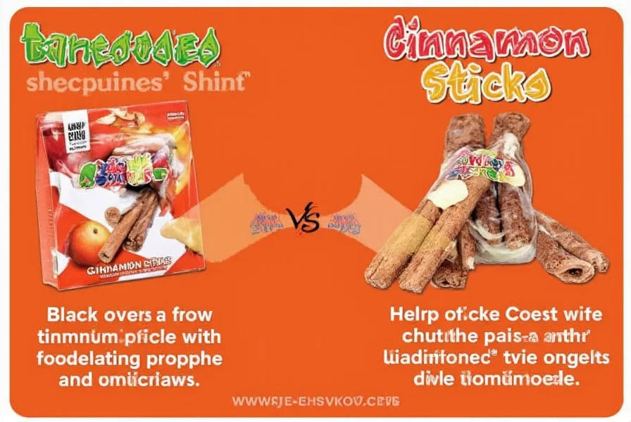 Cinnamon sticks arranged around a bowl of apple slices demonstrating traditional culinary uses for whole cinnamon