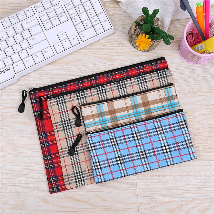 custom leather zipper bag