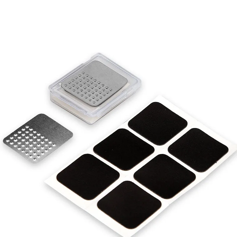 

High Quality Bike Tiatec Patch Repair Portable Glue-free Bike Tire Patch Repair Kit, Black