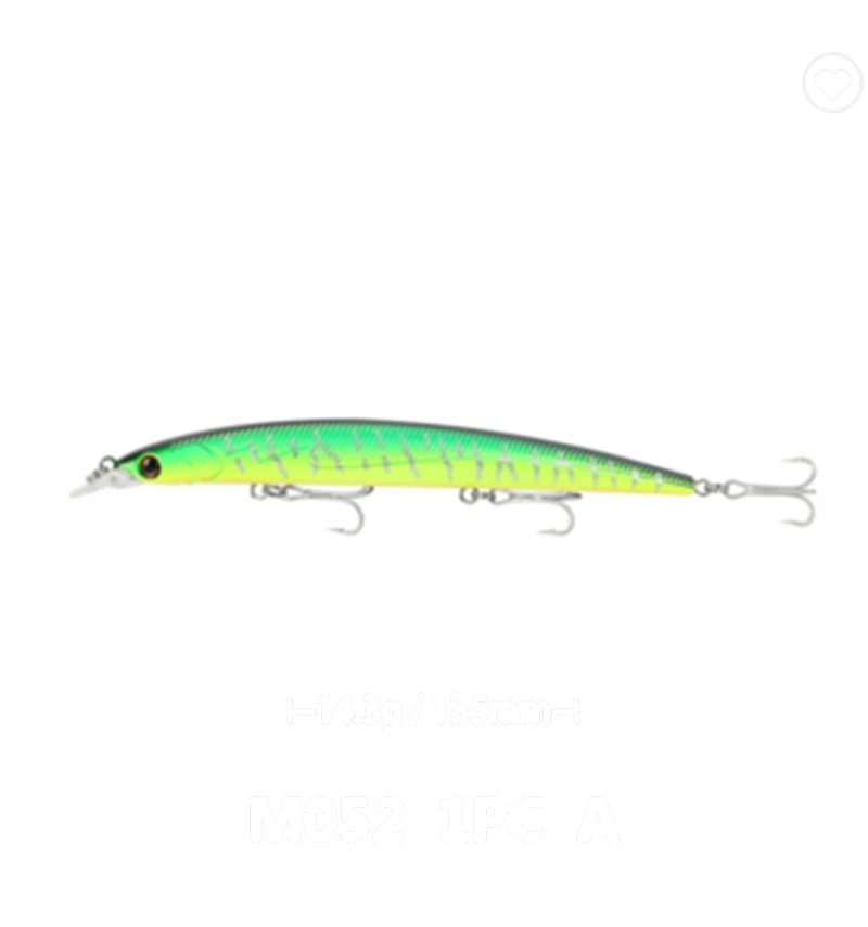 

13.5cm 14.3g artificial freshwater saltwater floating minnow hard body bait plastic fish lure, 8colors
