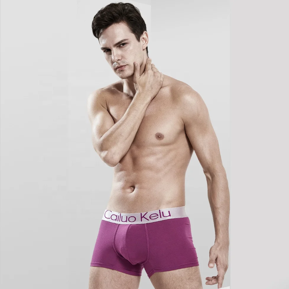 

Hot selling high quality washable comfortable fashion breathable large men's elastic boxer underwear men's underwear