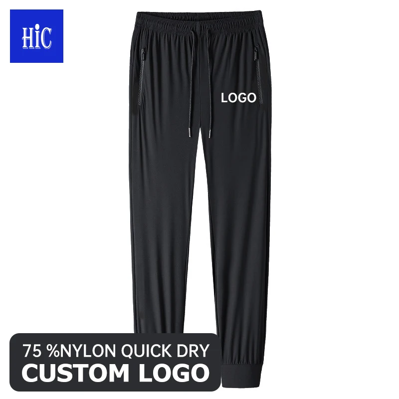 

HIC Wholesale Custom LOGOQuick Dry Sweat Pants Ventilation Plus Size Sports Leggings Fitness Workout track pants
