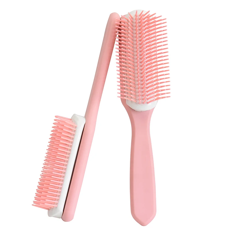 Wholesale Plastic Denman Tek Hair Brush 9 Rows Ingrown Hair Brush For Girls Buy 9 Rows Ingrown