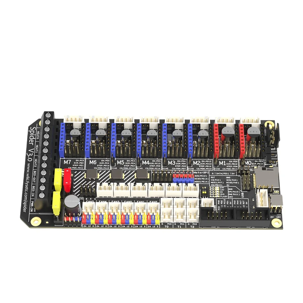 

FYSETC Spider V3.0 Motherboard The motherboard can communicate directly with CAN devices For Voron 2.4 Voron Trident