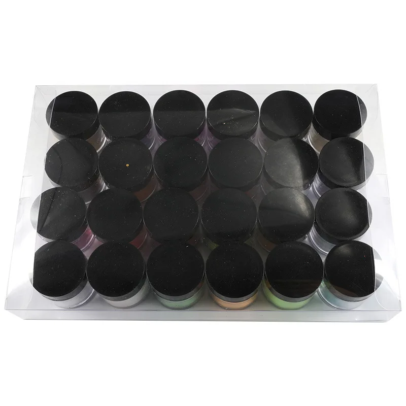 

Free Design healthy acylic nail 2 oz color acrylic powder private label nail powder for salon, 24 colors/set