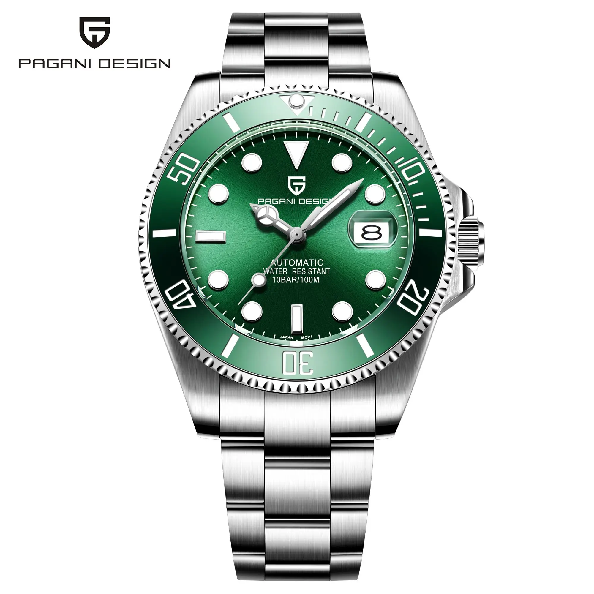 

reloj pagani design 1639 high quality chinese wholesale stainless steel waterproof men luxury brand automatic mechanical watches