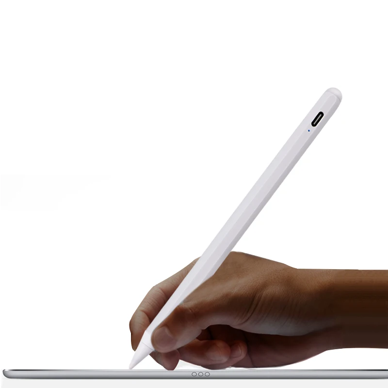 

New arrival 2nd gen upgraded drawing pencil with tilt bold function active capacitive stylus pen for ipad, White