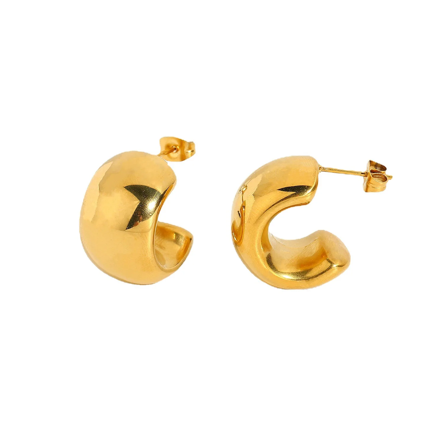 

Manufacturer custom wholesale 18k gold stainless steel earrings fashion jewelry,new trending jewelry,design jewellery