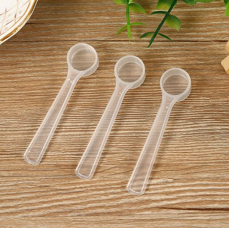 

Pharmaceutical spoon PP short handle powder spoon1.5ml 0.5g amount spoon manufacturer direct sales free shipping, Customized color