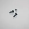 Cheap m5 m6 hex socket white nickel plated screw cap head beam end thin