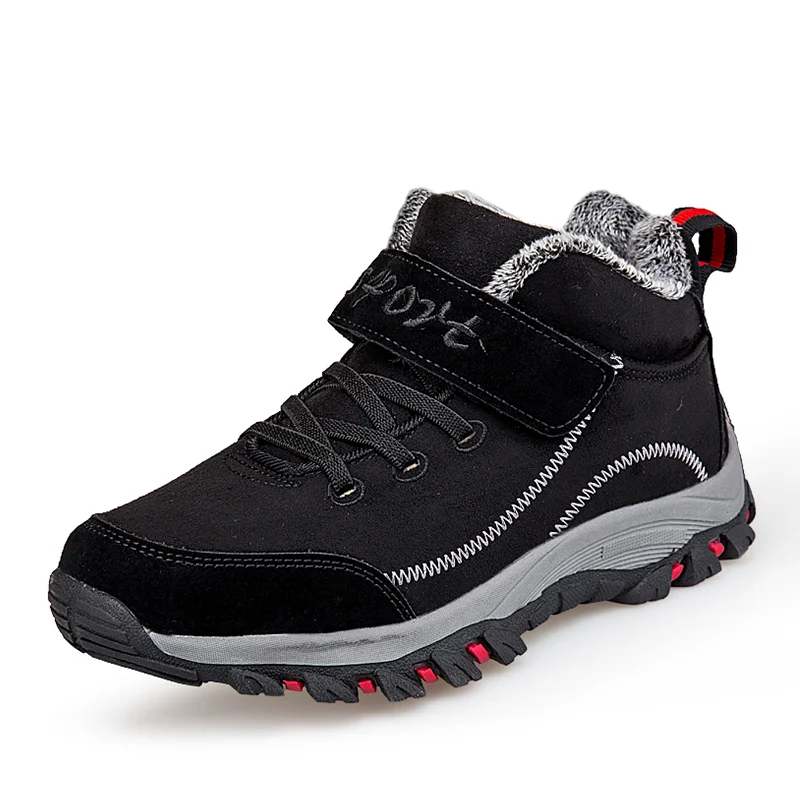 

Wholesale New Trend Fashion Non-slip Plus Velvet Thick Warm High-top Cotton Mens Snow Boots