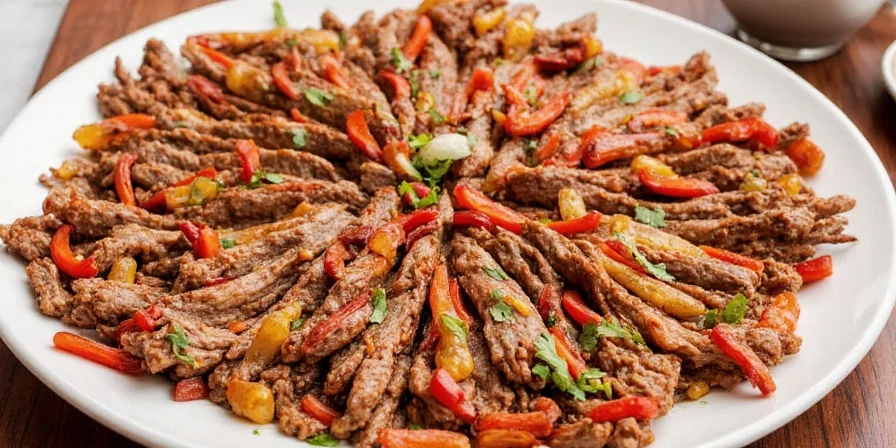 Assorted gourmet gyros arranged on a large platter