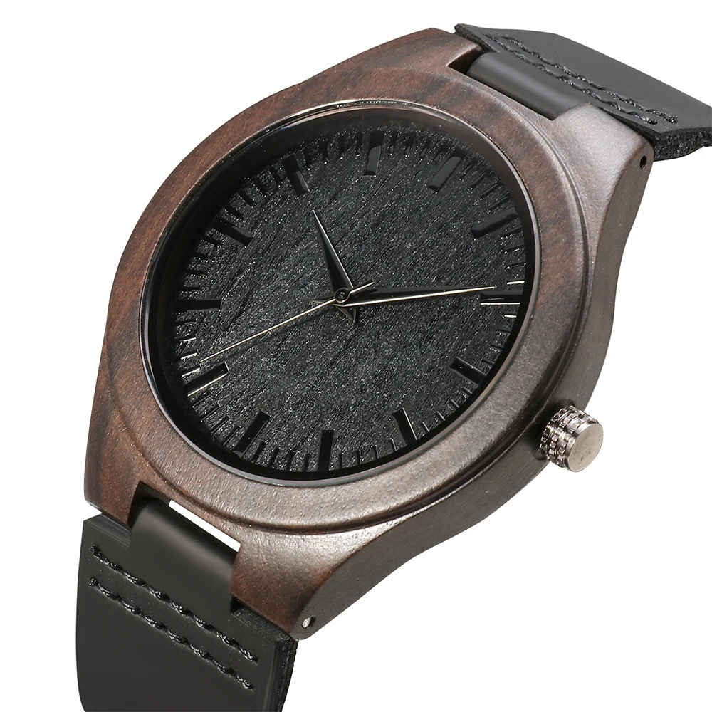 

Hottest relojes para hombres holz uhrmens wood watches private label kol saati leather watch herren uhr montre homme
