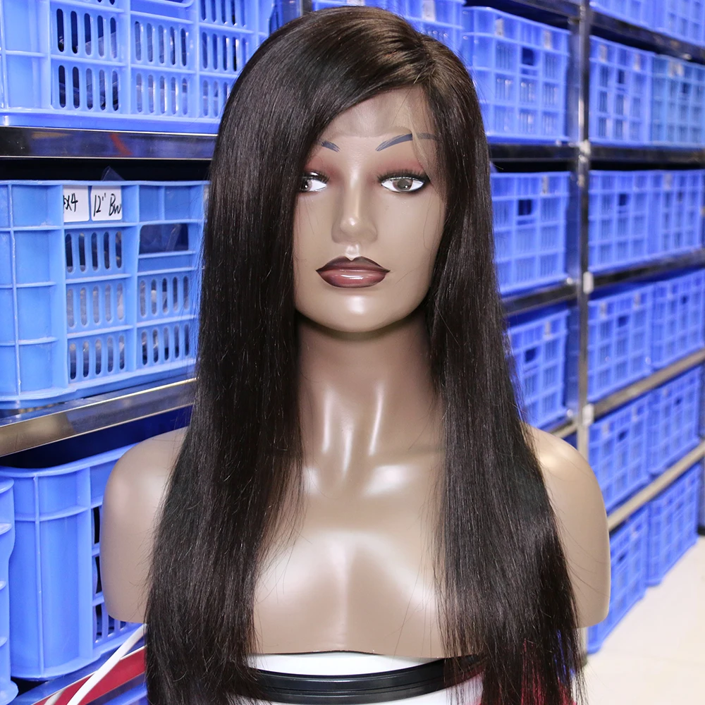 

100% virgin cuticle aligned hair ,glueless full lace wigs human hair ,burmese hair bundles