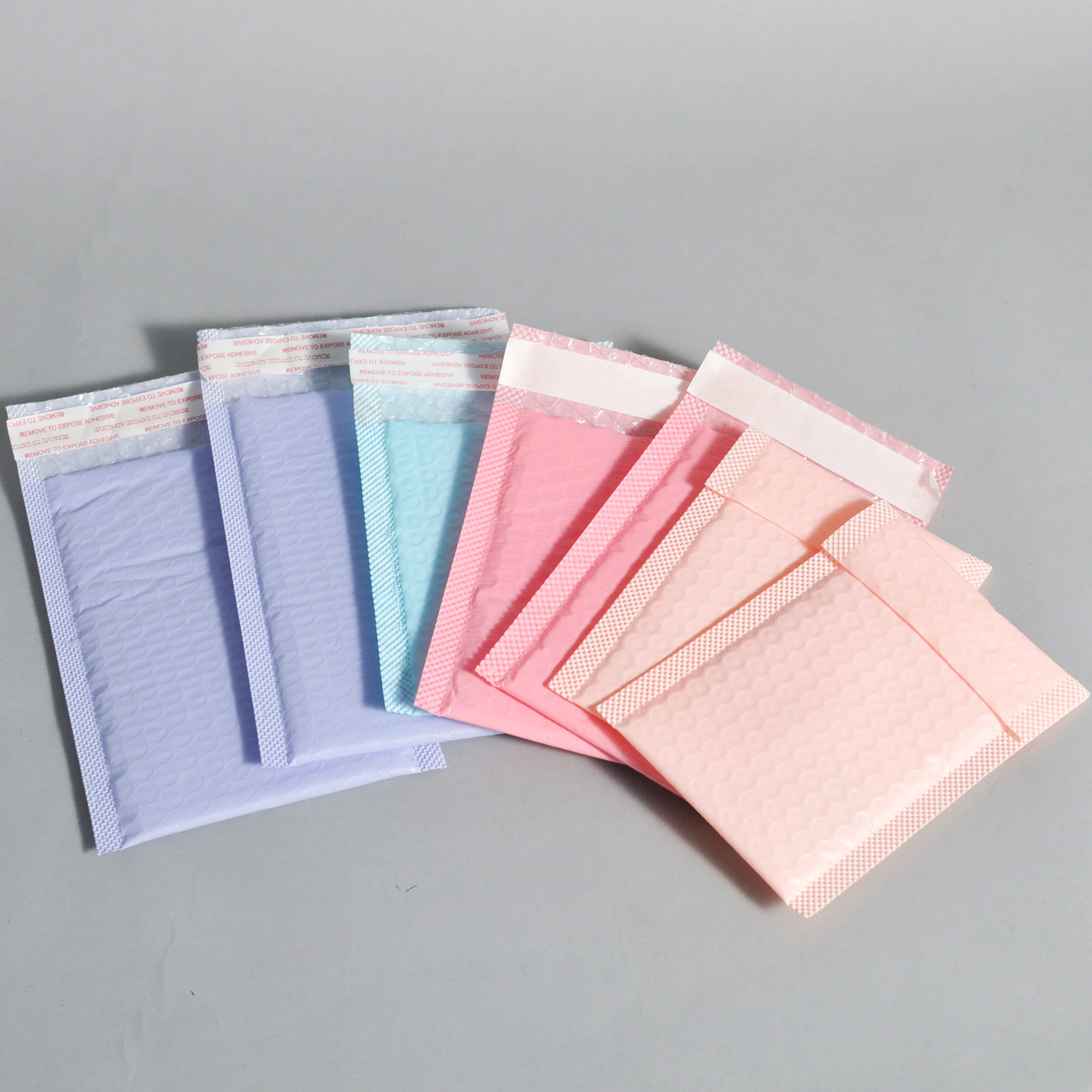 

2023 Wholesale Tear Proof Envelope Bubble Bag Mailer Packaging Pink Colorful