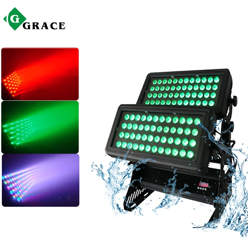 DJ Disco Stage Light IP65 Outdoor 72*12W 4in1 Waterproof LED City Color