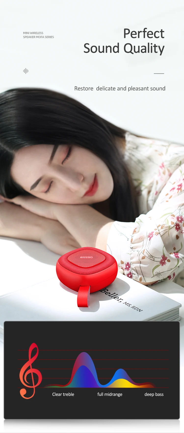 USAMS Mini and Portable Wireless Speaker Loudspeaker Hands-free Calling Wireless Speaker - ANKUX.COM