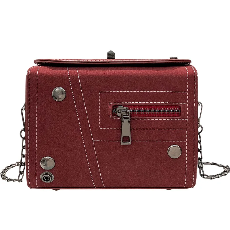 

Retro Frosted Small New Fashion Box Bag Small Square Bag