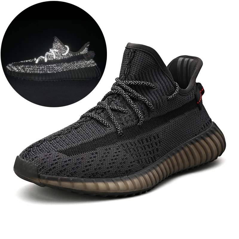 

Original Yeezy Running Shoes Casual Sport Shoes Sneakers 350 V2 Running Putian Shoes Original Logo Boxes Size US, 28 colors