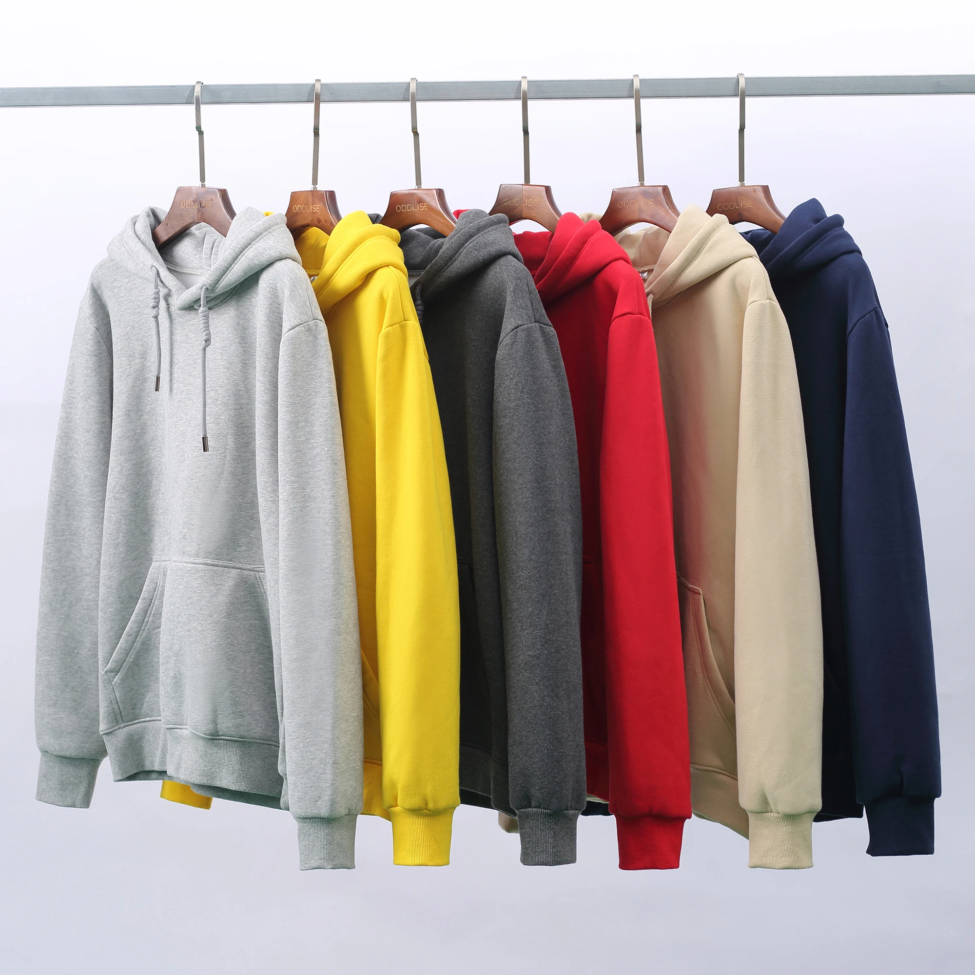 

custom logo printed embroidered blanket front pocket pullover hoodies