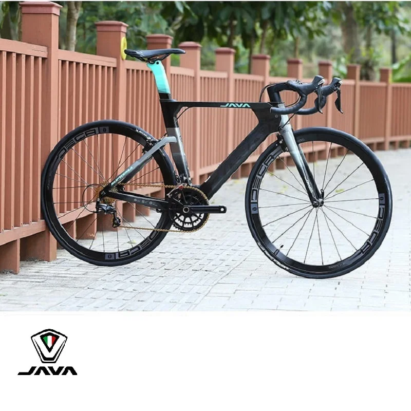 

JAVA SUPERMA 22 Speed Carbon Road Bike 105 Groupset Super Light Sturdy Tournament Travel Trend Multicolor Gravel Bike