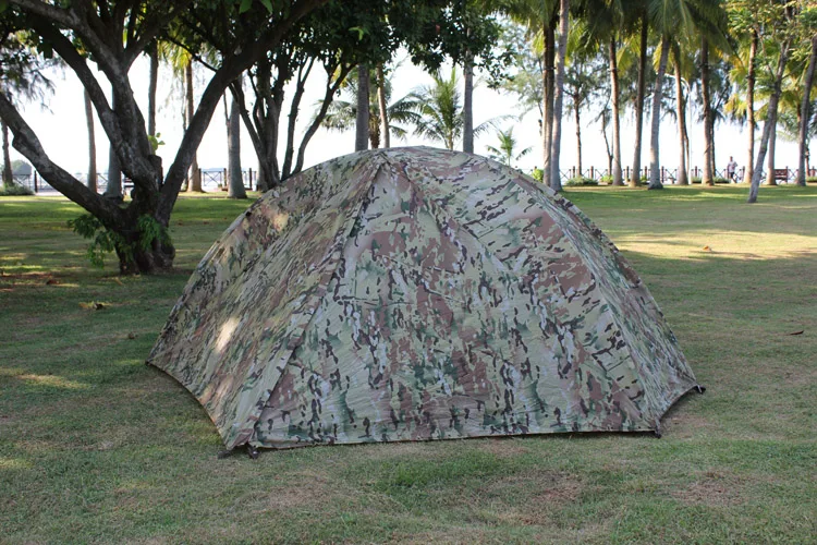 4 Season Tent Aluminum Pole Waterproof Camouflage Camping 