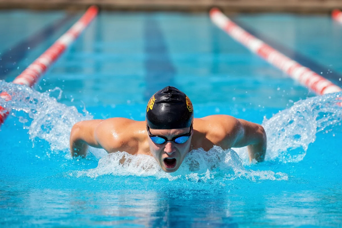 can swimming build muscle