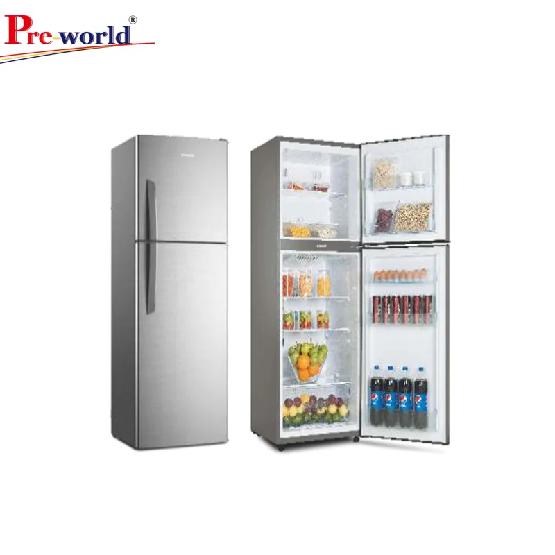 
200 litres top freezer double door auto defrost refrigerator 