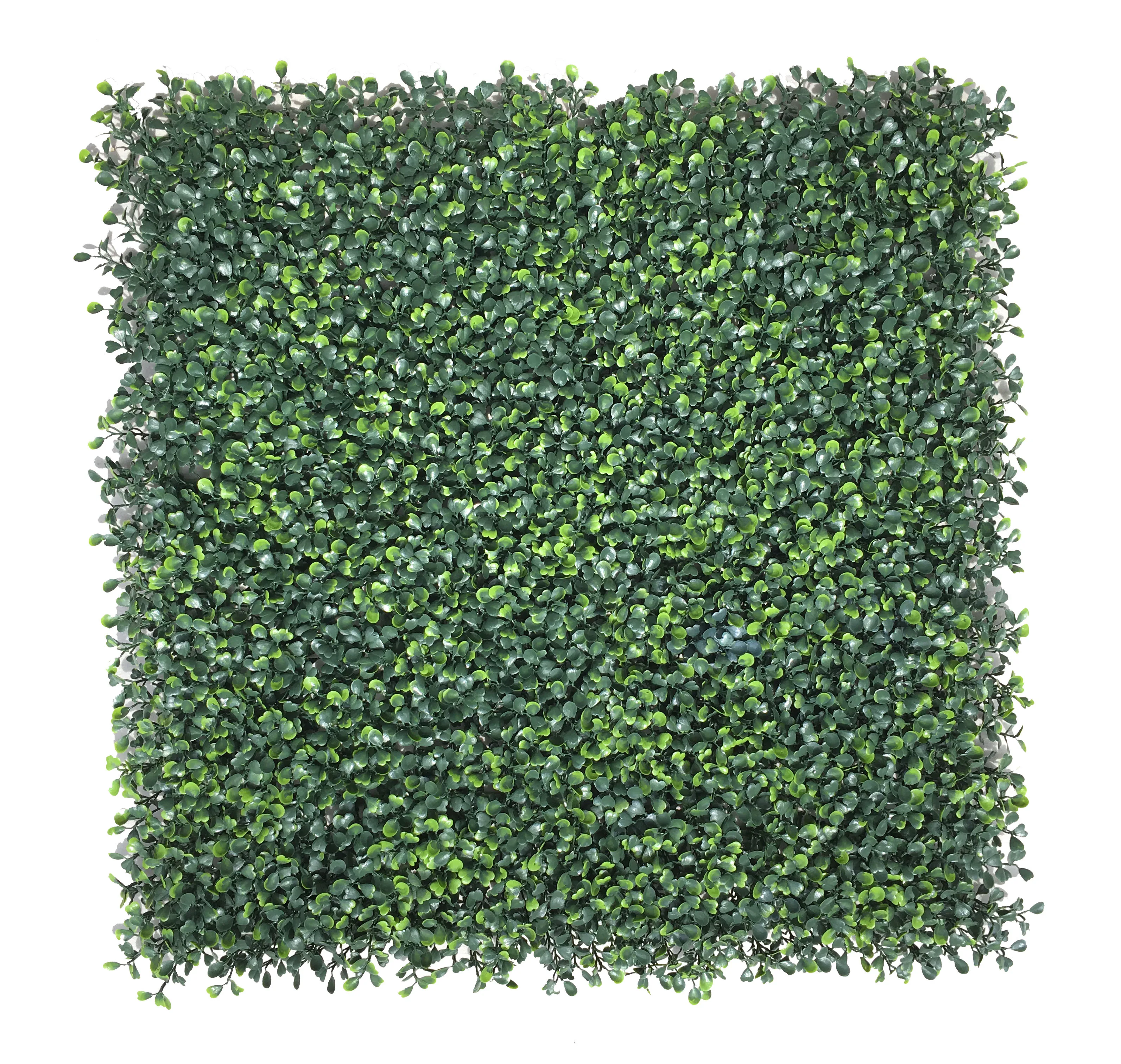 

UV protection Artificial Boxwood Panel mat Leaf Green Wall for Garden Decoration Artificial Hedge Plastic Fence