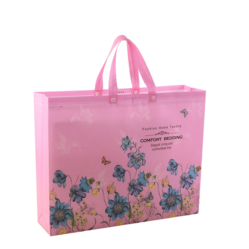 

Quick Delivery In Stock Large Eco Friendly Reusable High Quality Non Woven Tote Shopping Bag, As shown