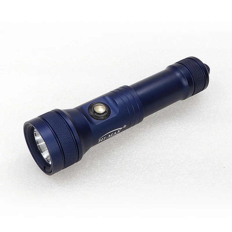 

2020 Four Color red blue black pink New Series HD01 1300 LUMEN Most popular Diving Backup Light Flashlight